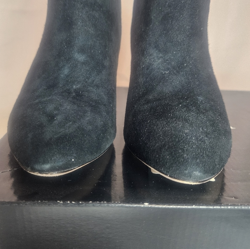 LAUREN RALPH LAUREN ISABELLE SUEDE BOOTIE ANKLE BOOTS Sz 5 NWT Retail $195 - Picture 4 of 8